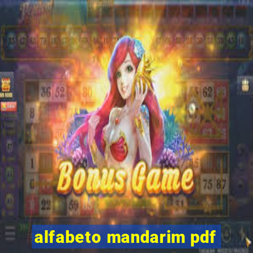 alfabeto mandarim pdf