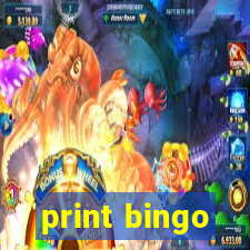 print bingo