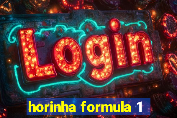 horinha formula 1