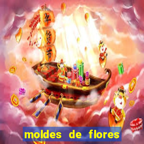 moldes de flores gigantes para imprimir