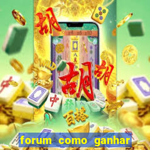 forum como ganhar na loteria