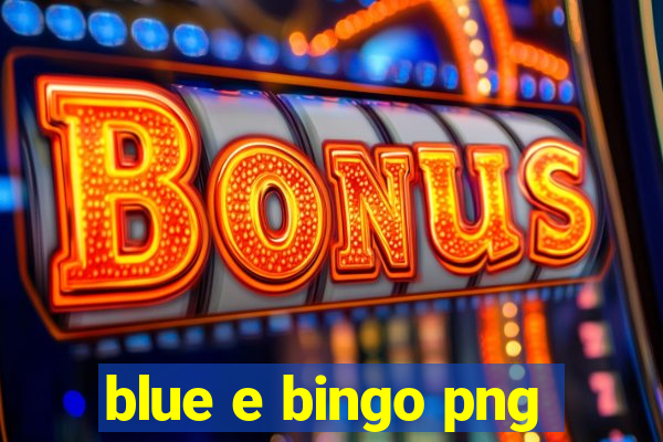 blue e bingo png